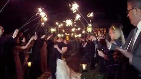 Amazing Wedding Sparkler Send Off! - The Crowley's Bar Harbor Wedding