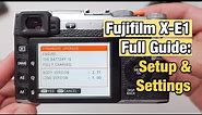 Fujifilm X-E1 Setup & Settings - Street Photography