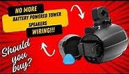 Best Marine Tower Speakers NO WIRING Battery Powered by Sound Extreme. Unboxing, Review, and Install