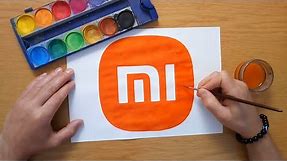 How to draw the NEW xiaomi logo 2021