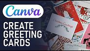 How To Make Greeting Cards In Canva | Canva Tutorial For Beginners (2024)