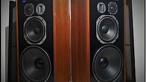 All Original Mirrored Pair of Pioneer S-1010 Speakers BIGAZSPEAKERS.COM