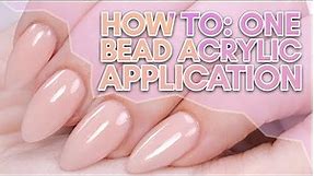 HOW TO: One Bead Acrylic Application | Back To Basics