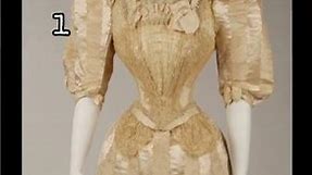 1890s wedding dresses 💍|| 19th century fashion || vintage style || Victorian || #shorts #history