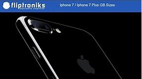 Iphone 7 / Iphone 7 GB Sizes - Fliptroniks.com
