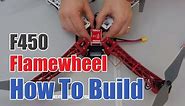How to build the DJI F450 Flamewheel Drone with Naza Flight Controller and DT7 Radio