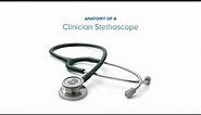 Anatomy of a Clinician Stethoscope