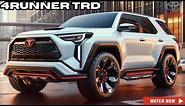 NEW 2025 Toyota 4Runner TRD Pro Finally Reveal - FIRST LOOK!