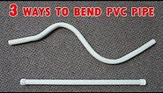How to Bend PVC Pipe With No Tools