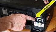 How to change a Brother inkjet printer cartridge