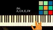 How To Play An A6 Chord On The Piano