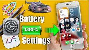 How To Fix Fast Battery Drain Problem On iPhone 🔋🍎| Fix iPhone Battery Draining Fast| Battery Saving