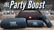 JBL Party Boost: BoomBox 2 + Xtreme 3 + Charge 5 + Flip 6