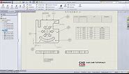 SolidWorks Drawing / Drafting Tutorial for Beginners - 2 | Drawing Sheet Format, Annotations, Table