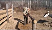 Building A Hitching Post For My Horse Here At Our Off Grid Homestead