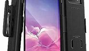 Galaxy S10e Belt Clip Case (2019 DuraClip) Slim Grip Cover w/Holder for Samsung Galaxy S10 E (Black)