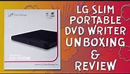 LG Slim Portable DVD Writer Unboxing And Test 📀💿