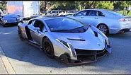 The $4.5 Million Lamborghini Veneno driving in California