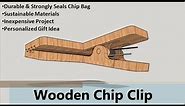 Wooden Chip Clip