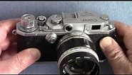 REVIEW : Classic CANON RANGEFINDER Film camera from 1955-56