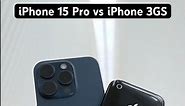 iPhone 15 Pro vs iPhone 3GS Camera Comparison!