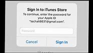 How to Fix Sign In To iTunes Store Error On iPhone iPad & iPod (How to Fix Sign In iTunes Error).