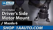 How To Remove Replace Motor Mount 03-06 Mazda 6