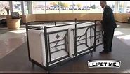 Lifetime Table Cart - 80193 Folding Table Storage Truck