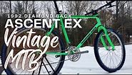 Vintage Mountain Bike: 1992 Diamondback Ascent EX Restoration