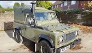 2000 land rover defender 90 wolf winterisedwaterproof for sale walkaround + starting, idling