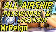Final Fantasy X HD Remaster - Airship - All Passwords And Secret Locations