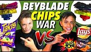 Beyblade Burst As Chip Brands! Beyblades Battle!