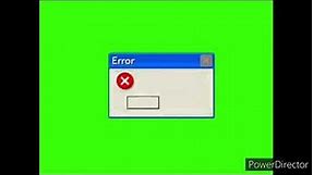 Windows Xp Error (Green Screen/Chroma Key)