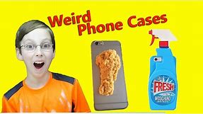 5 WEIRDEST PHONE CASES EVER!! | COLLINTV