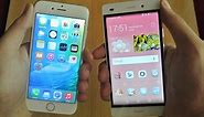 Huawei P8 Lite vs iPhone 6 iOS 9 - Which Is Faster?
