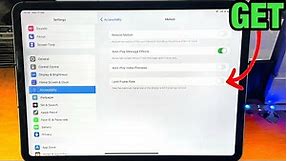 How To Enable & Disable 120hz/120fps (Promotion) on iPad Pro | Full Tutorial