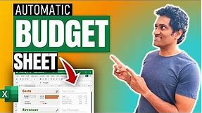 How to make a Budget spreadsheet in Excel quickly (with FREE Template)