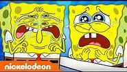 50 MINUTES of SpongeBob CRYING 😭 | Nickelodeon Cartoon Universe