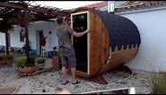 DIY sauna | Barrel Sauna | Outdoor Sauna kit