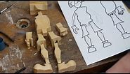 Making Wooden Marionettes - Project 1 - Parts 1 & 2 - How to make wood puppets