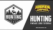How to Design a Hunting Vintage Logo using Adobe illustrator