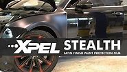 2013 Matte Black Audi A7 with XPEL STEALTH matte film full wrap