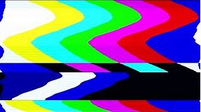 Retro TV Color Bars Motion Graphics