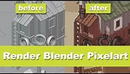 Making advanced Pixelart in Blender [Tutorial]