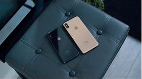 iPhone XS vs iPhone XS Max (Space Grey & Gold)