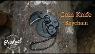 Coin-shape Mini EDC Folding Pocket Keychain Knife