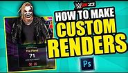 How to make your own MODDED Renders for WWE 2K23