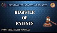 Register of Patents
