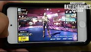 PUBG Mobile on iPod Touch 7th Generation