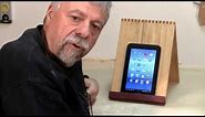 Making a Tablet or iPad Stand - A woodworkweb.com woodworking video